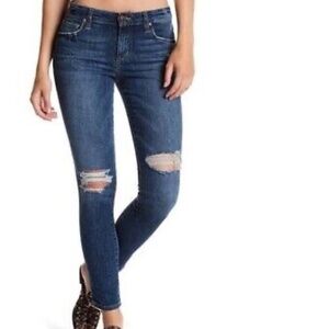 Joes Jeans Mid Rise Distressed Skinny Ankle size 29